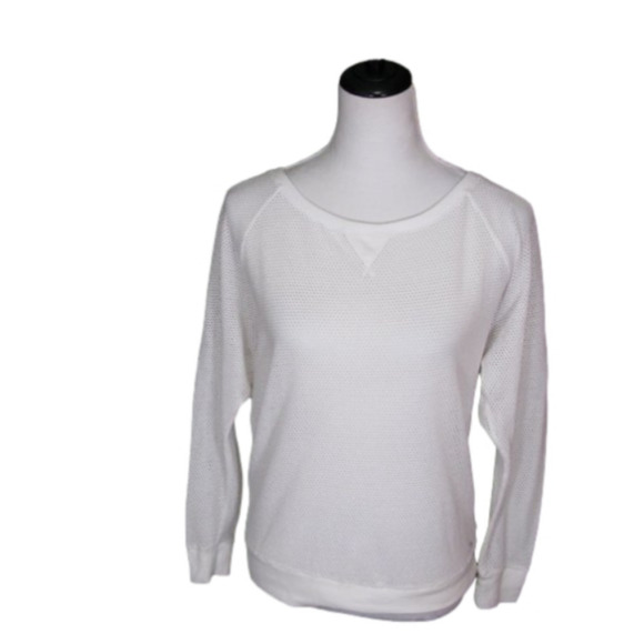 GUESS White Mesh Top Size Medium - Picture 1 of 6